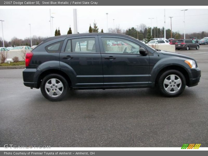 Steel Blue Metallic / Pastel Slate Gray 2007 Dodge Caliber SE