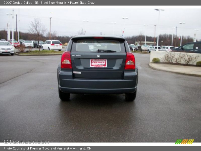 Steel Blue Metallic / Pastel Slate Gray 2007 Dodge Caliber SE