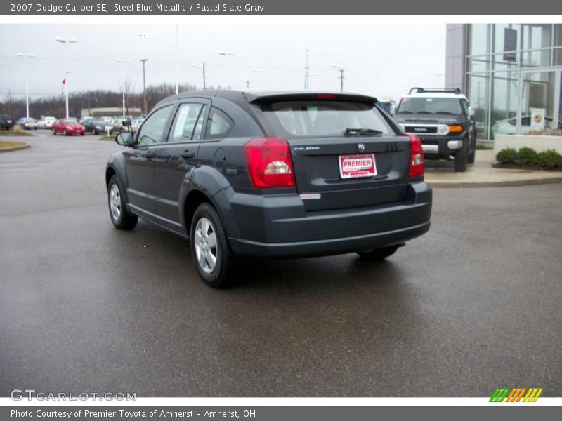 Steel Blue Metallic / Pastel Slate Gray 2007 Dodge Caliber SE