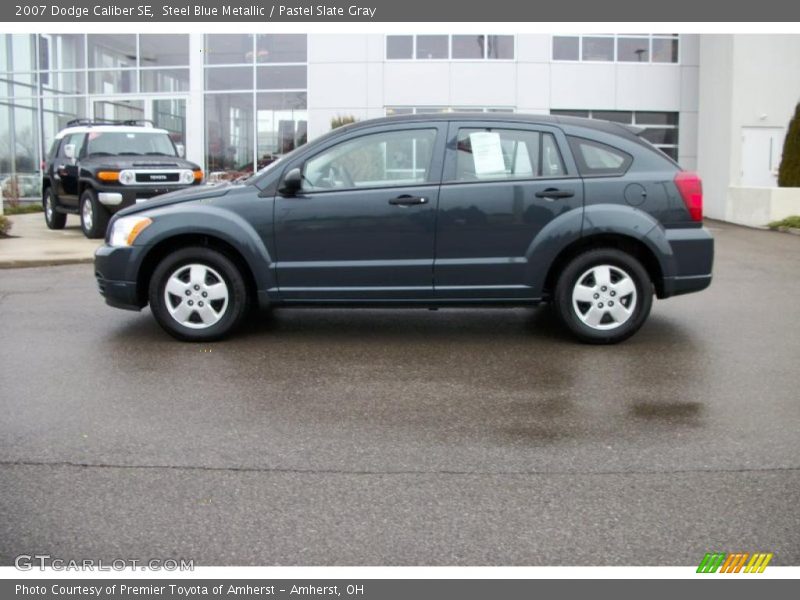Steel Blue Metallic / Pastel Slate Gray 2007 Dodge Caliber SE