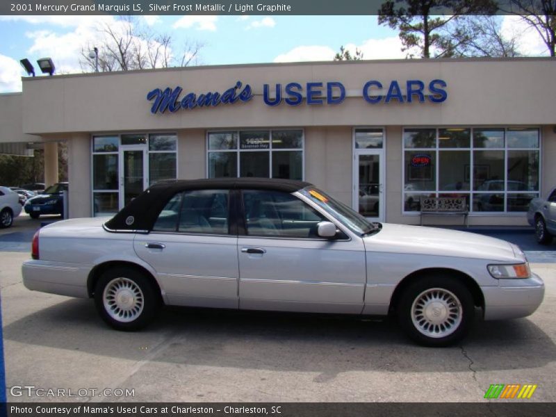 Silver Frost Metallic / Light Graphite 2001 Mercury Grand Marquis LS