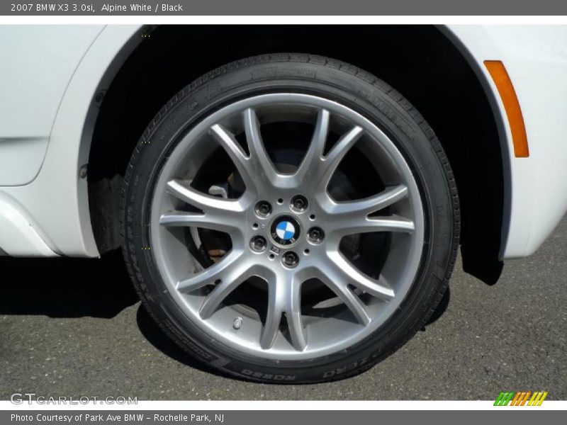 Alpine White / Black 2007 BMW X3 3.0si