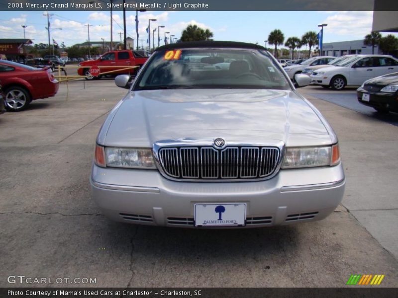 Silver Frost Metallic / Light Graphite 2001 Mercury Grand Marquis LS