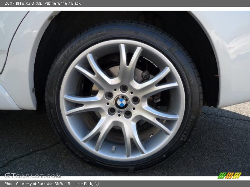 Alpine White / Black 2007 BMW X3 3.0si
