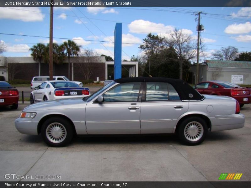 Silver Frost Metallic / Light Graphite 2001 Mercury Grand Marquis LS