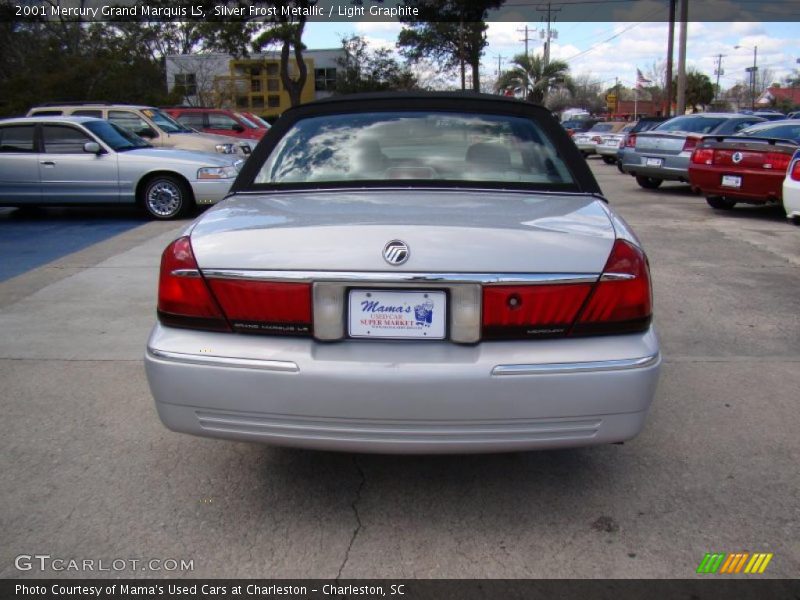 Silver Frost Metallic / Light Graphite 2001 Mercury Grand Marquis LS