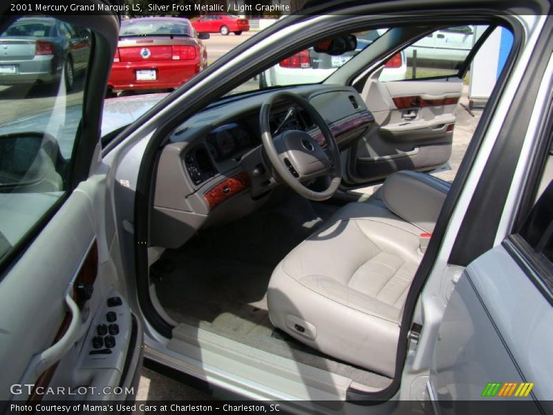 Silver Frost Metallic / Light Graphite 2001 Mercury Grand Marquis LS