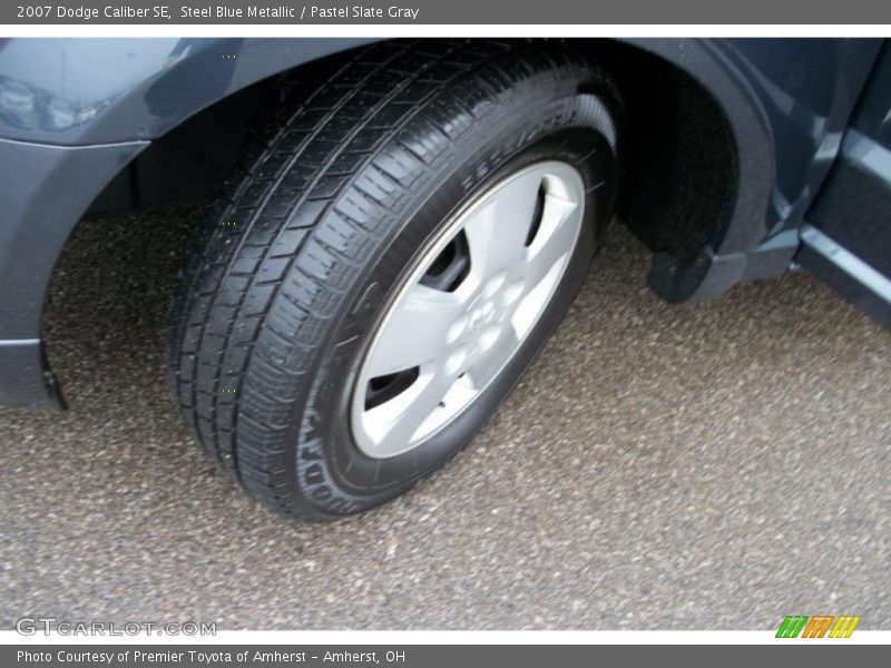Steel Blue Metallic / Pastel Slate Gray 2007 Dodge Caliber SE