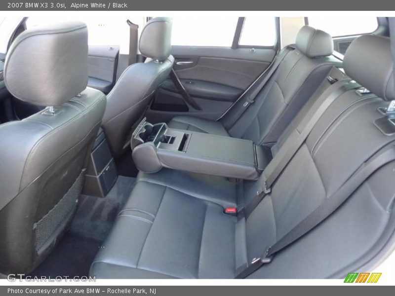 Alpine White / Black 2007 BMW X3 3.0si