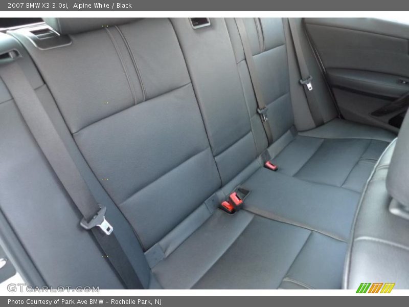 Alpine White / Black 2007 BMW X3 3.0si