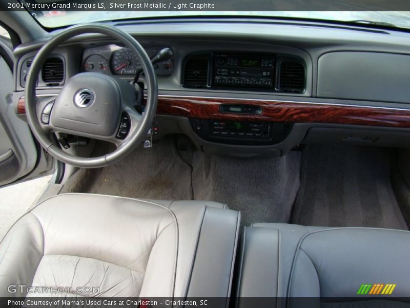 Silver Frost Metallic / Light Graphite 2001 Mercury Grand Marquis LS