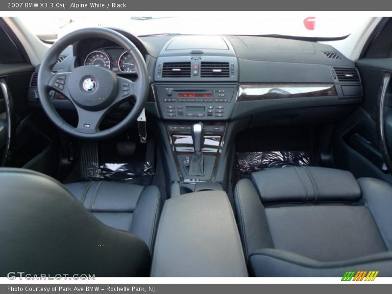 Alpine White / Black 2007 BMW X3 3.0si