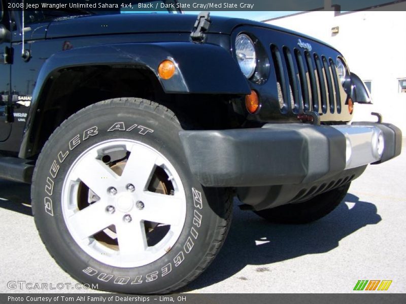 Black / Dark Slate Gray/Med Slate Gray 2008 Jeep Wrangler Unlimited Sahara 4x4