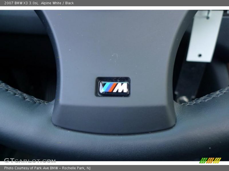 Alpine White / Black 2007 BMW X3 3.0si