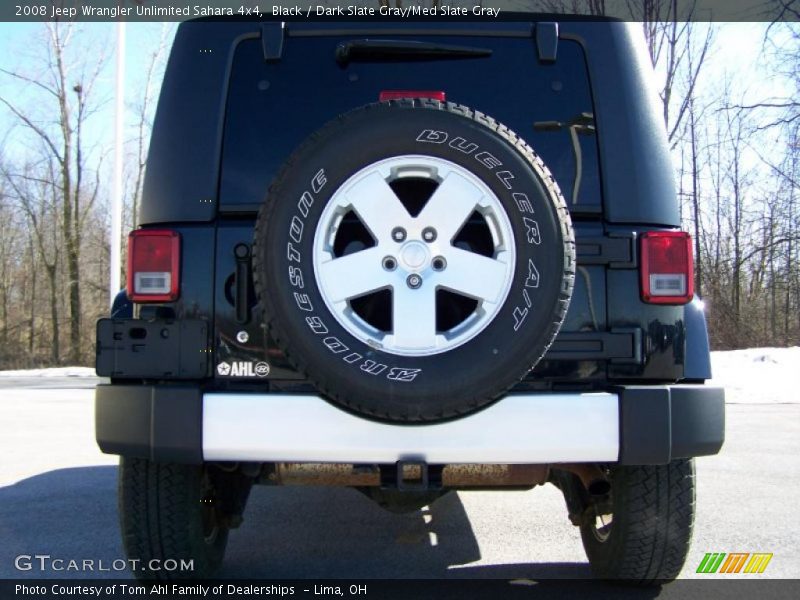 Black / Dark Slate Gray/Med Slate Gray 2008 Jeep Wrangler Unlimited Sahara 4x4