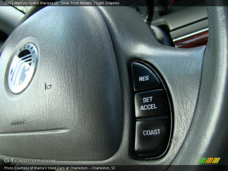 Silver Frost Metallic / Light Graphite 2001 Mercury Grand Marquis LS