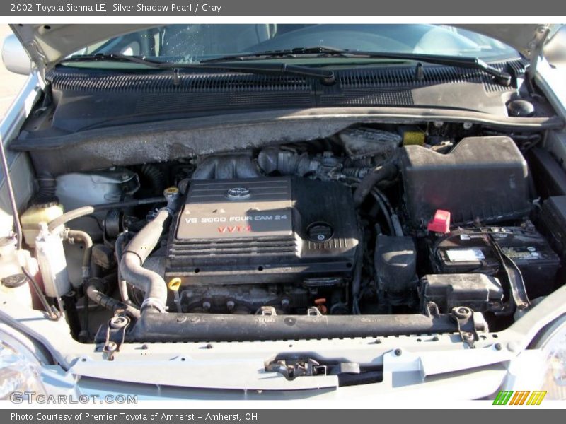 Silver Shadow Pearl / Gray 2002 Toyota Sienna LE