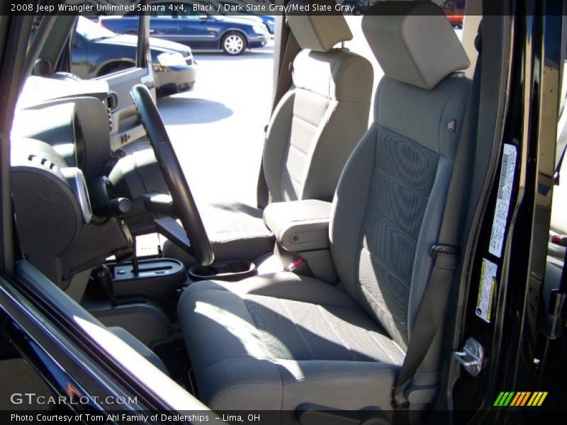 Black / Dark Slate Gray/Med Slate Gray 2008 Jeep Wrangler Unlimited Sahara 4x4