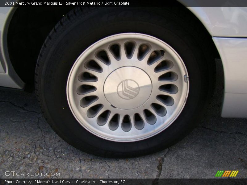 Silver Frost Metallic / Light Graphite 2001 Mercury Grand Marquis LS