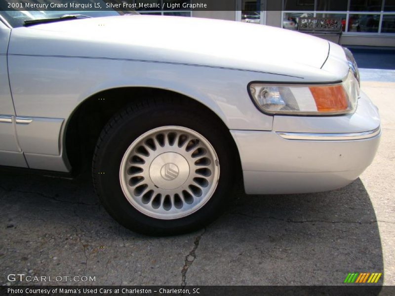 Silver Frost Metallic / Light Graphite 2001 Mercury Grand Marquis LS