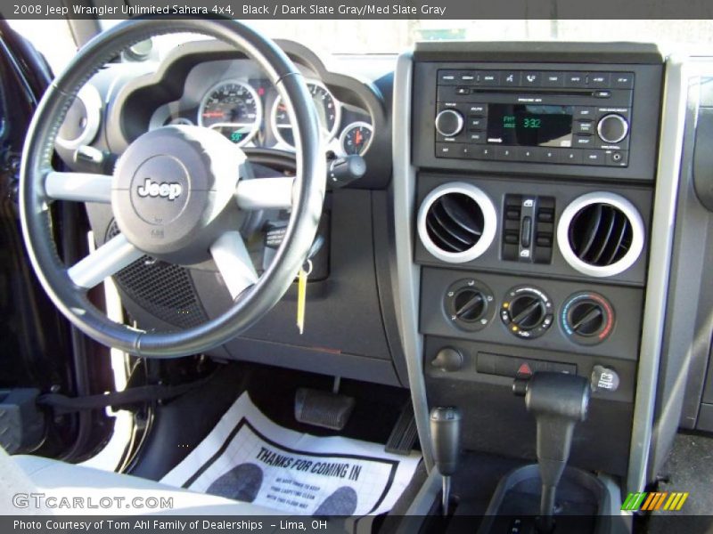 Black / Dark Slate Gray/Med Slate Gray 2008 Jeep Wrangler Unlimited Sahara 4x4
