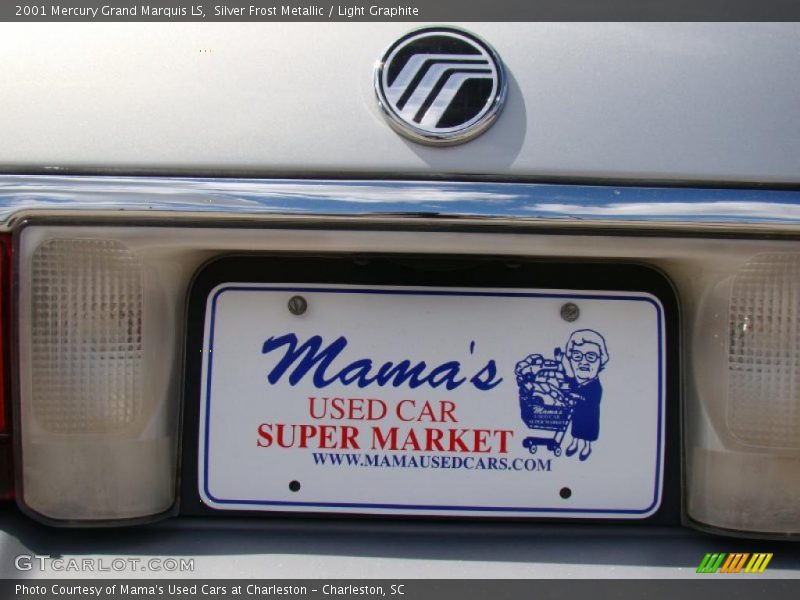Silver Frost Metallic / Light Graphite 2001 Mercury Grand Marquis LS