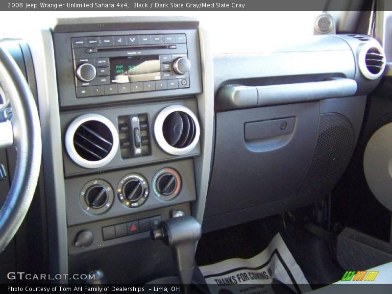 Black / Dark Slate Gray/Med Slate Gray 2008 Jeep Wrangler Unlimited Sahara 4x4