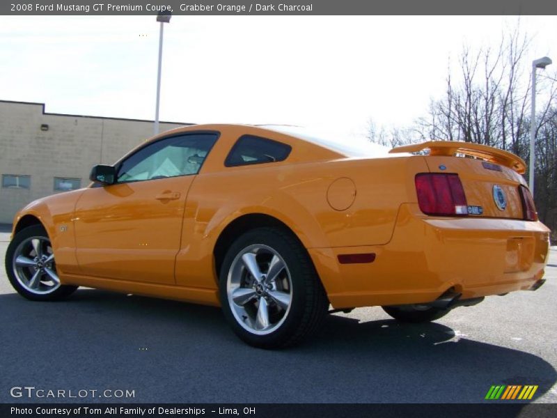 Grabber Orange / Dark Charcoal 2008 Ford Mustang GT Premium Coupe
