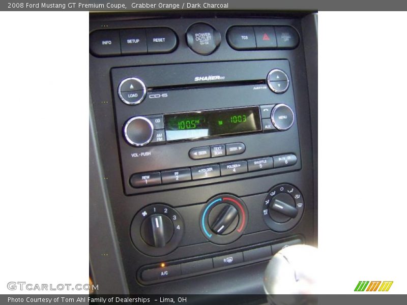 Grabber Orange / Dark Charcoal 2008 Ford Mustang GT Premium Coupe