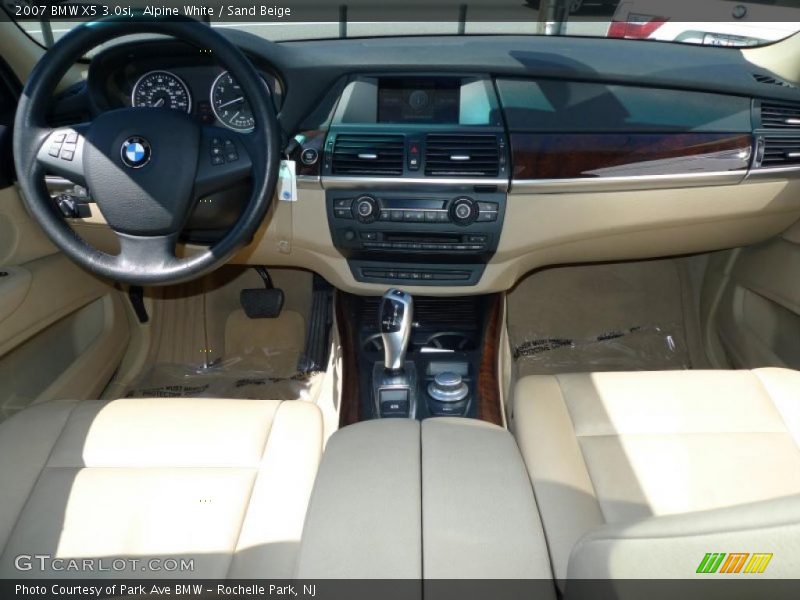 Alpine White / Sand Beige 2007 BMW X5 3.0si