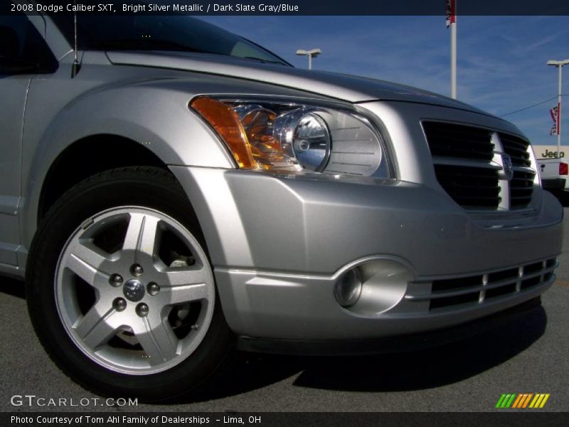 Bright Silver Metallic / Dark Slate Gray/Blue 2008 Dodge Caliber SXT