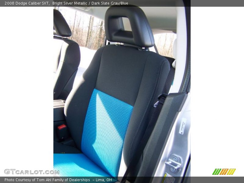 Bright Silver Metallic / Dark Slate Gray/Blue 2008 Dodge Caliber SXT
