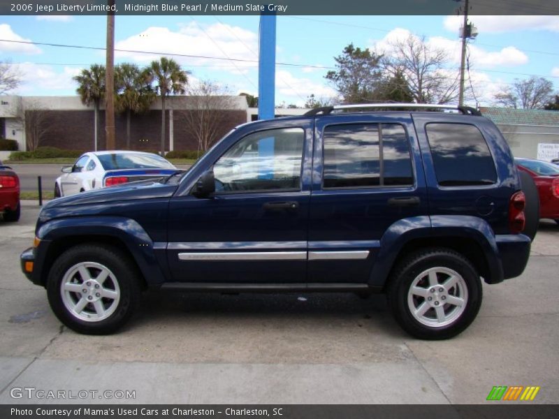 Midnight Blue Pearl / Medium Slate Gray 2006 Jeep Liberty Limited