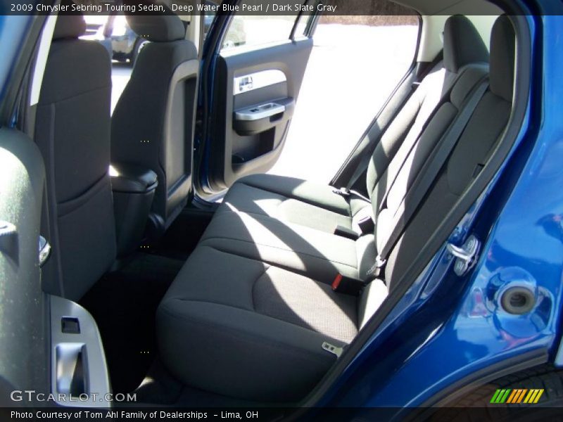 Deep Water Blue Pearl / Dark Slate Gray 2009 Chrysler Sebring Touring Sedan