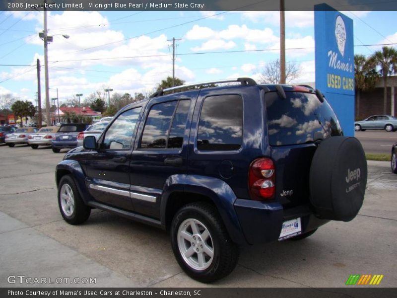 Midnight Blue Pearl / Medium Slate Gray 2006 Jeep Liberty Limited