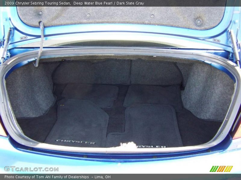 Deep Water Blue Pearl / Dark Slate Gray 2009 Chrysler Sebring Touring Sedan