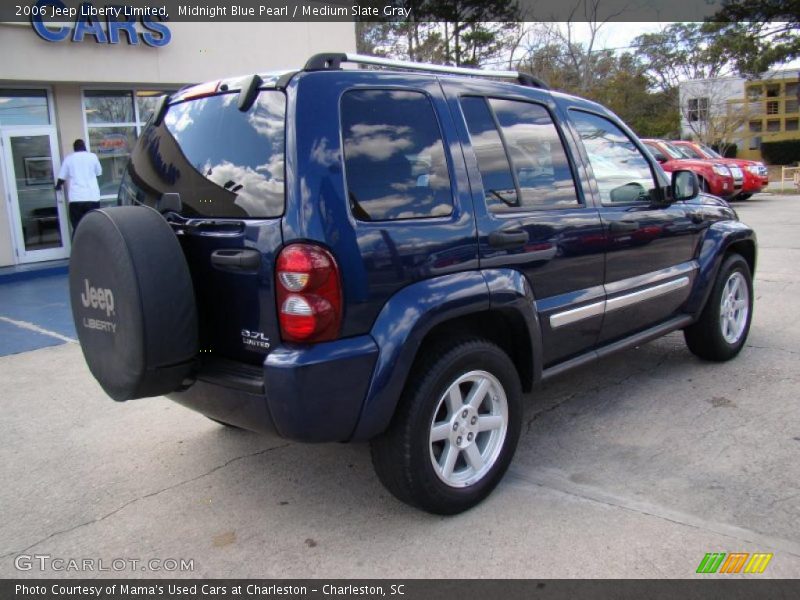 Midnight Blue Pearl / Medium Slate Gray 2006 Jeep Liberty Limited