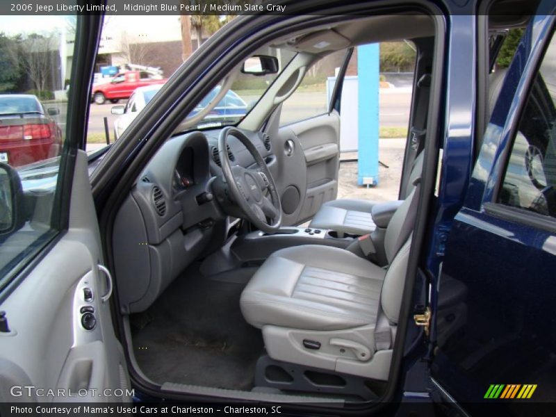 Midnight Blue Pearl / Medium Slate Gray 2006 Jeep Liberty Limited