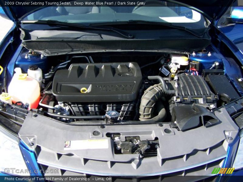 Deep Water Blue Pearl / Dark Slate Gray 2009 Chrysler Sebring Touring Sedan