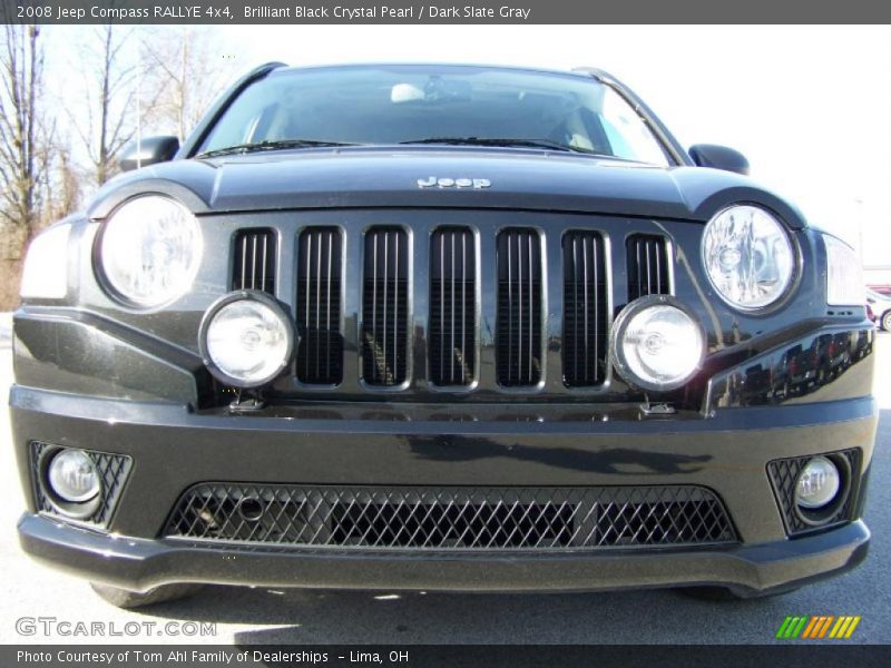 Brilliant Black Crystal Pearl / Dark Slate Gray 2008 Jeep Compass RALLYE 4x4