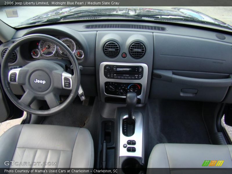 Midnight Blue Pearl / Medium Slate Gray 2006 Jeep Liberty Limited