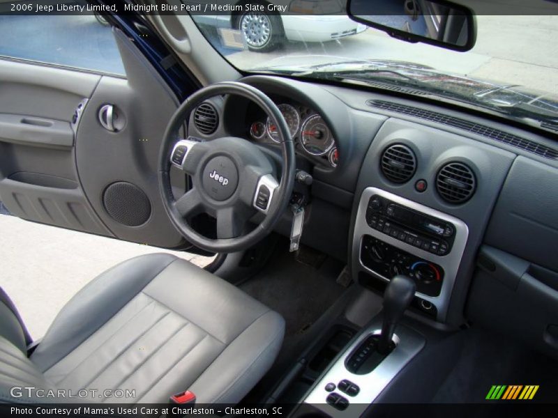 Midnight Blue Pearl / Medium Slate Gray 2006 Jeep Liberty Limited