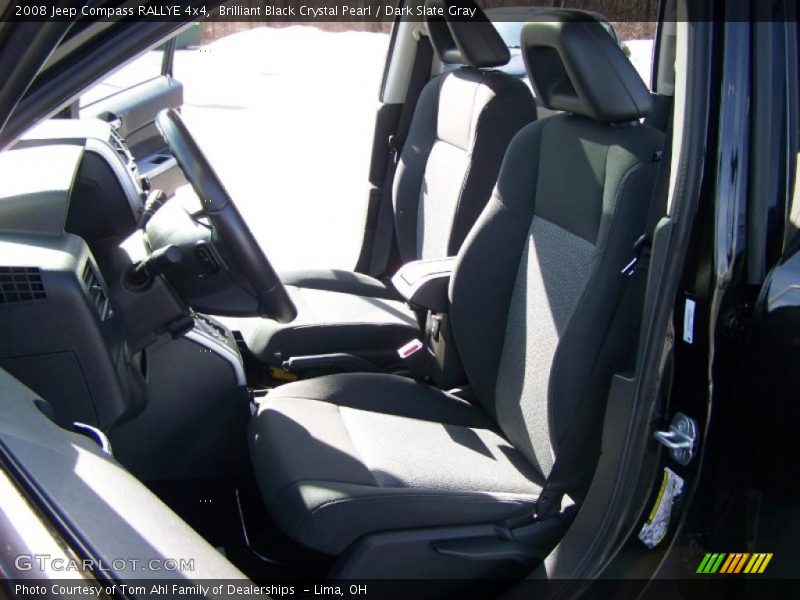 Brilliant Black Crystal Pearl / Dark Slate Gray 2008 Jeep Compass RALLYE 4x4