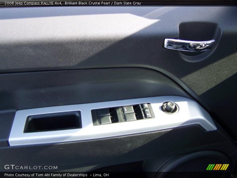 Brilliant Black Crystal Pearl / Dark Slate Gray 2008 Jeep Compass RALLYE 4x4