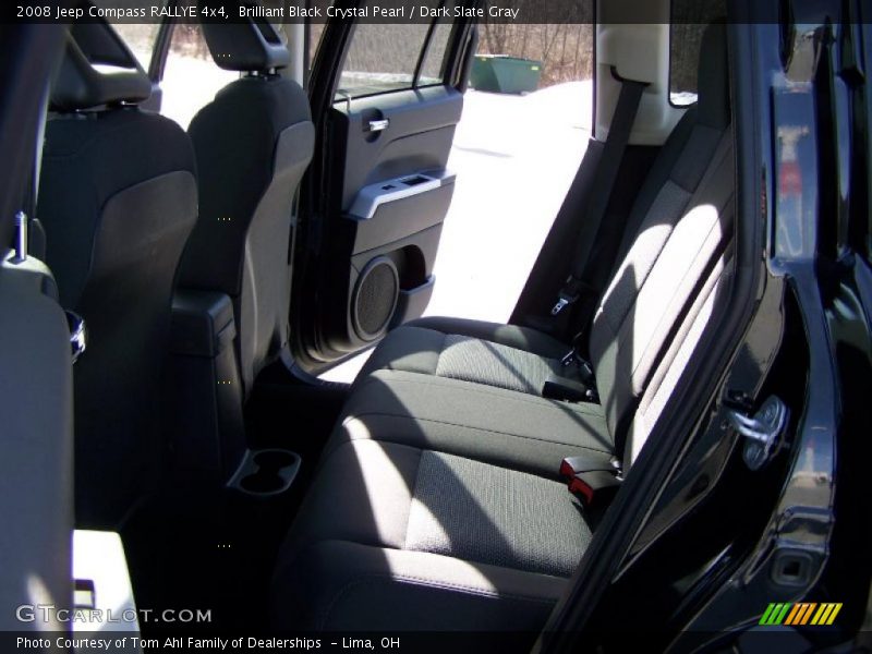 Brilliant Black Crystal Pearl / Dark Slate Gray 2008 Jeep Compass RALLYE 4x4