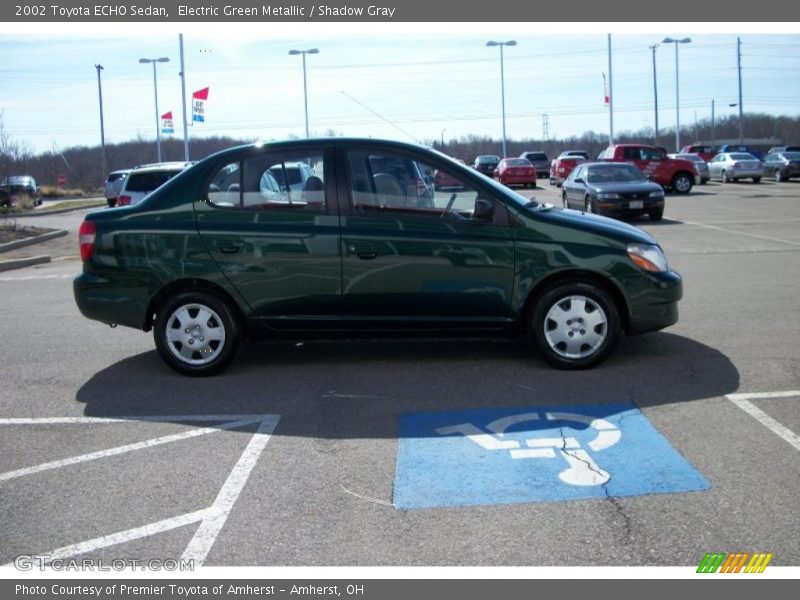 Electric Green Metallic / Shadow Gray 2002 Toyota ECHO Sedan