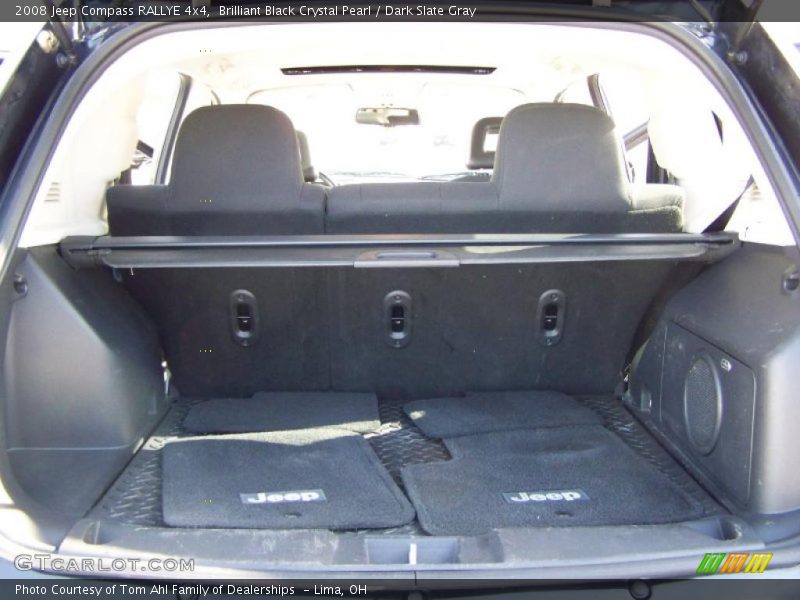 Brilliant Black Crystal Pearl / Dark Slate Gray 2008 Jeep Compass RALLYE 4x4