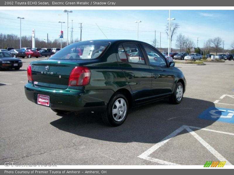 Electric Green Metallic / Shadow Gray 2002 Toyota ECHO Sedan