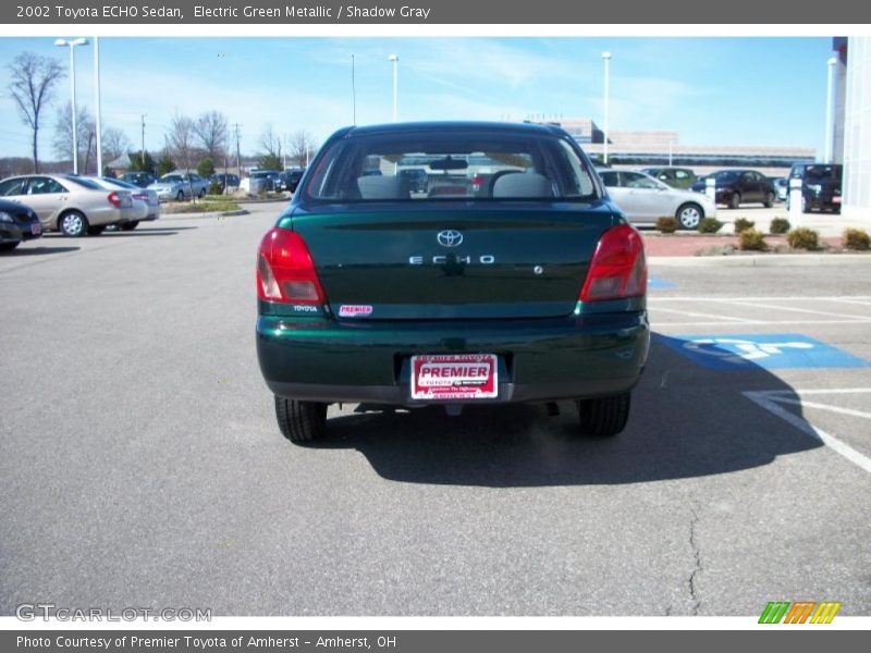 Electric Green Metallic / Shadow Gray 2002 Toyota ECHO Sedan