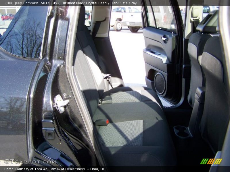 Brilliant Black Crystal Pearl / Dark Slate Gray 2008 Jeep Compass RALLYE 4x4